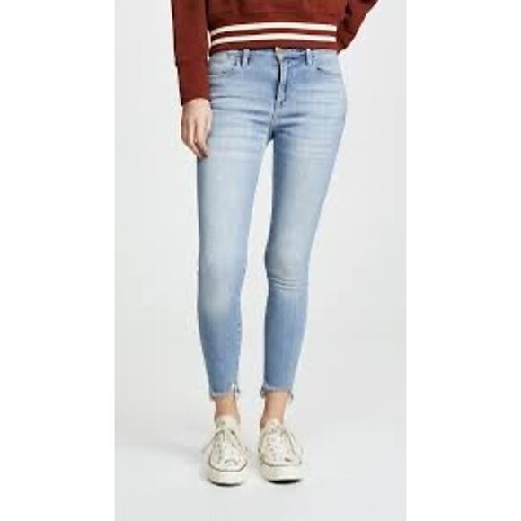 MSRP $248 Outfit Bundle Frame Le High Skinny Size 23 Jeans + Express Top Size XS - Picture 1 of 7